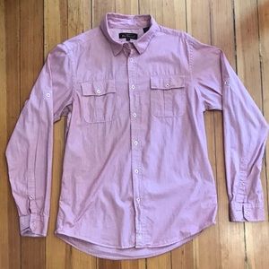 Ben Sherman Red Striped Button Down